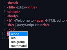 Real-time HTML Code Editor With jQuery And CodeMirror