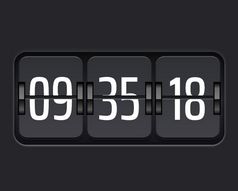 Realistic Flip Clock In jQuery