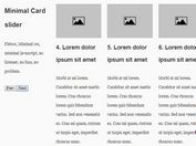 Minimal Responsive Card Slider In jQuery