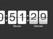 Responsive Flip Countdown Clock In jQuery - ResponsiveFlipper