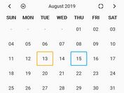Pretty Responsive Calendar In jQuery - Nao Calendar