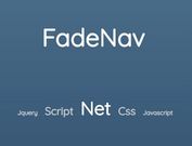 Horizontal Scrolling Menu In JavaScript - jQuery FadeNav