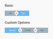 Custom Segmented Control In jQuery - Toggle.js