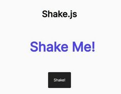 Shake Elements Using jQuery And CSS Transforms - shake.js