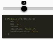 Mobile-friendly Slider Control Plugin - jQuery xslider