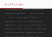 Slim Top Scroll Position Indicator In jQuery