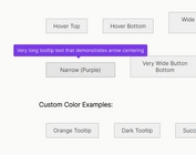 Smart jQuery Tooltips with Perfect Arrow Positioning - HoverMe