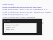 Add Smooth Scrolling to Any Element with the jQuery ScrollTo Plugin