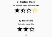 Responsive Customizable Star Rating System - jQuery hillRate