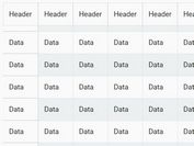 Stick Table Element To Top/Bottom/Left/Right - jQuery sticky.js