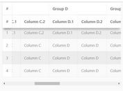 jQuery Plugin For Sticky Table Headers And Columns - RWD Freeze Table