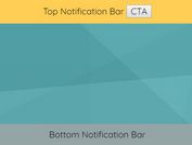 Sticky Notification Bar In jQuery - notificationBanner