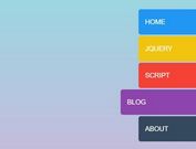 Sticky Side Tab Navigation With jQuery - hoverSlideJS