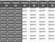 Create Freezed Thead And Columns In Table - stickyColumn