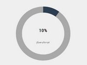 Minimal SVG Percentage Circle Plugin - PercentChart.js