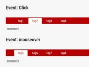 Easy Tab Switch Plugin For jQuery - Tabs.js