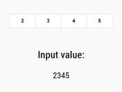 User-friendly Telephone & Pincode Input Plugin - Input Lettering