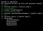 Feature-rich Terminal Emulation Plugin - jq-console