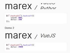 Configurable Text Rolling Effects In jQuery - textroll.js