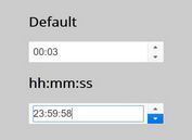 User-friendly Time Selector - jQuery Timespinner