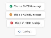 Clean Toast-like Alert Messages In jQuery - kk-message