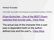 Trim Text To Specified Number Of Lines - Vertical Truncator