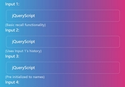 Enable Up/Down Arrow History In Text Field - jQuery Recall.js