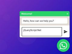 Floating Whatsapp Click To Chat Button In jQuery - venom-button