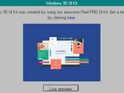 Retro Windows 95 Style UI Framework Based On jQuery And Bootstrap 4