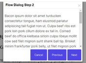 Step-by-step Wizard Modal Plugin - jQuery FlowDialog