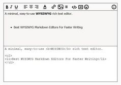 Minimal WYSIWYG Editor In jQuery - EasyEditor